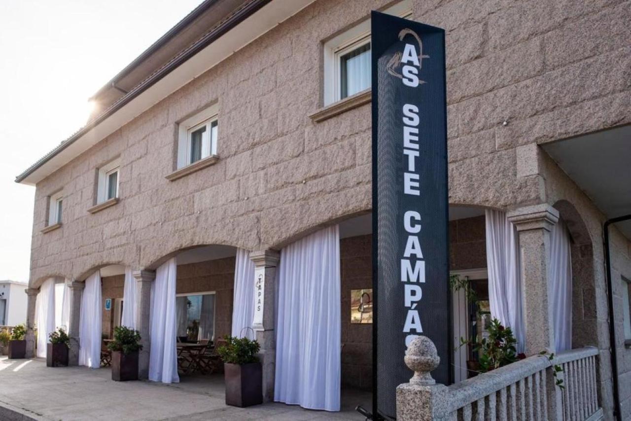 Hotel As Sete Campas Meaño Exterior foto
